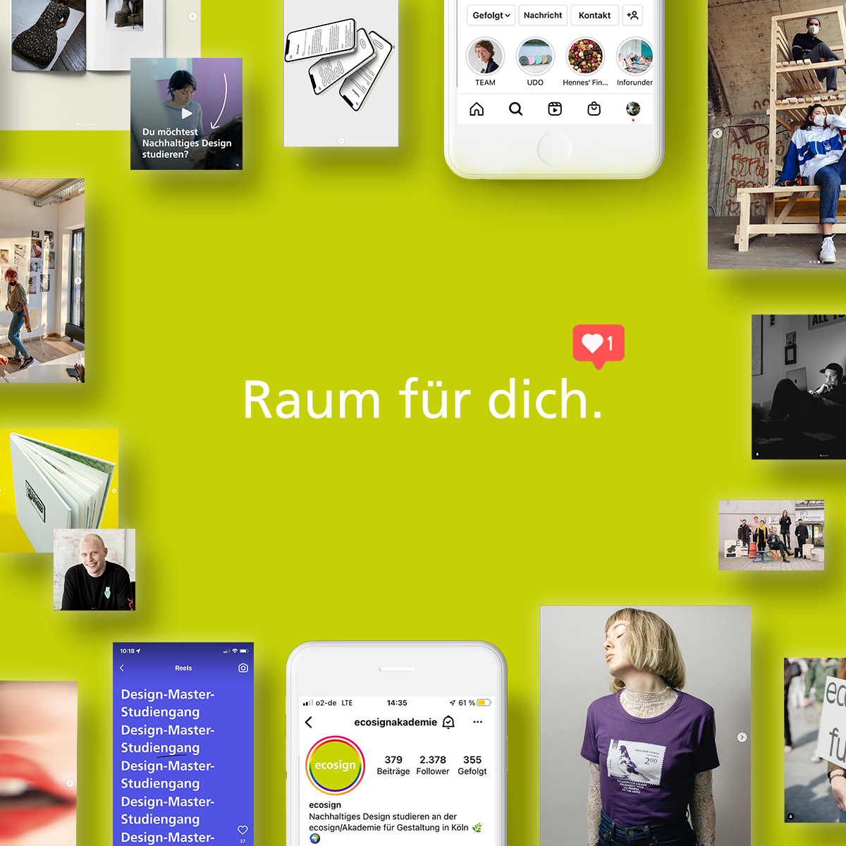 Content Creation für Design-Hochschule