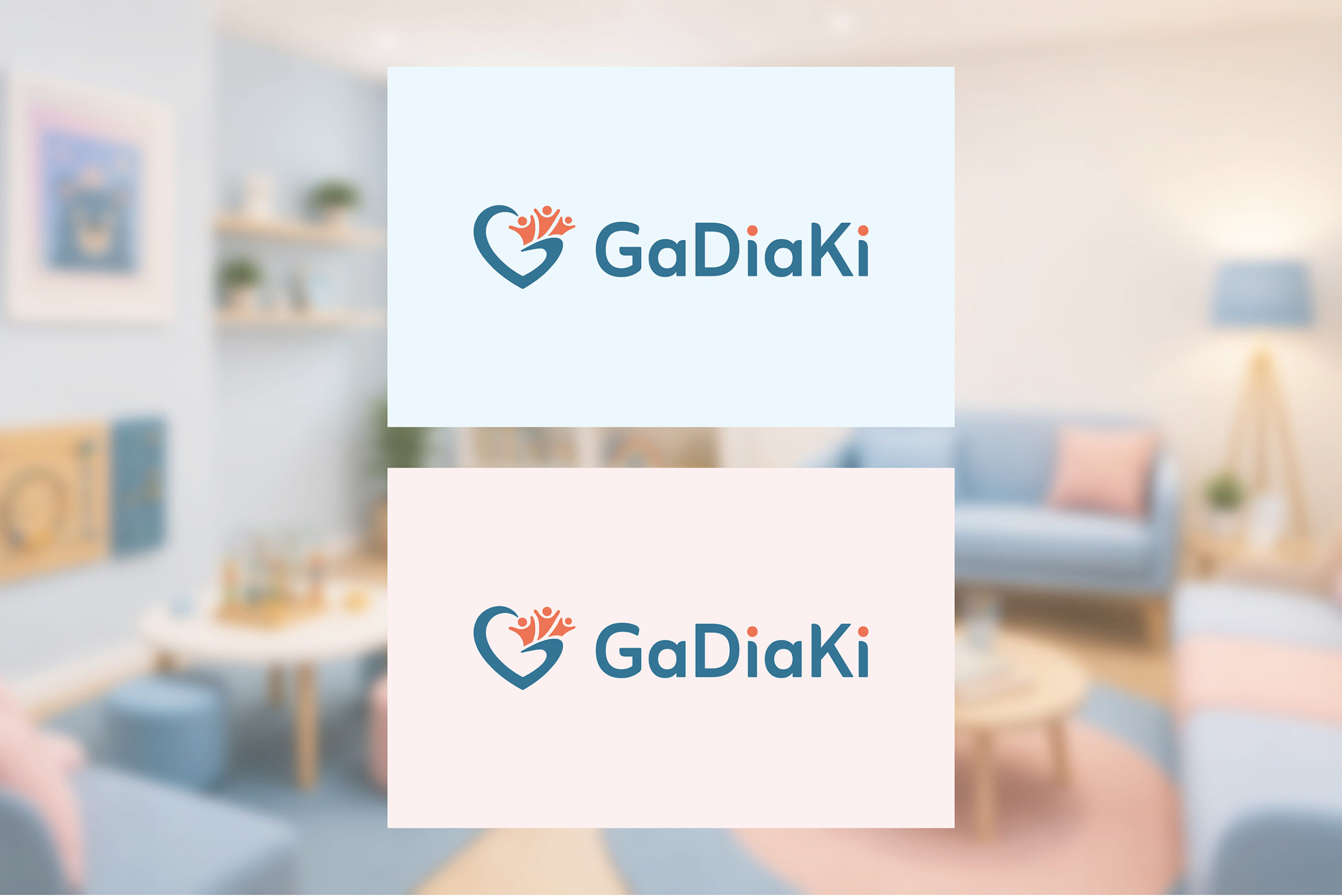 GaDiaKi Logo auf Farbe