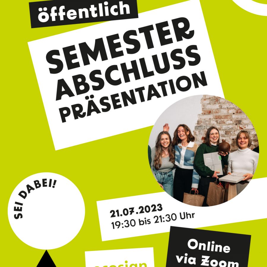 Social Media Post für Design-Hochschule